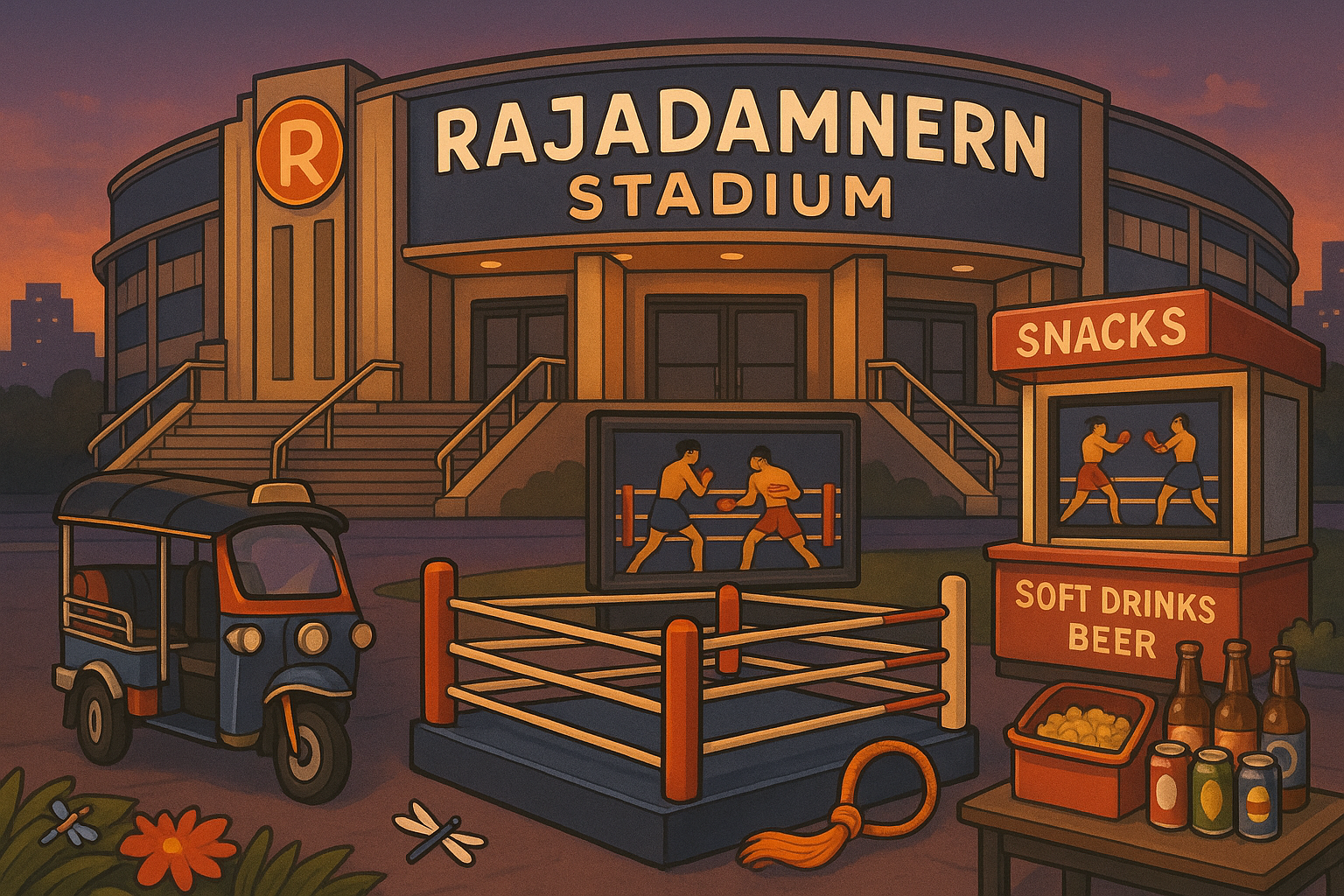 Rajadamnern Stadium – Thailands Muay-Thai-Tempel