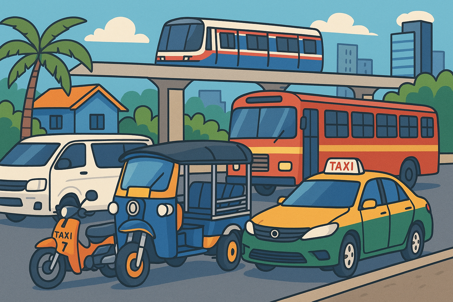 So kommst du in Thailand überall hin – die besten Fortbewegungsmittel im Vergleich