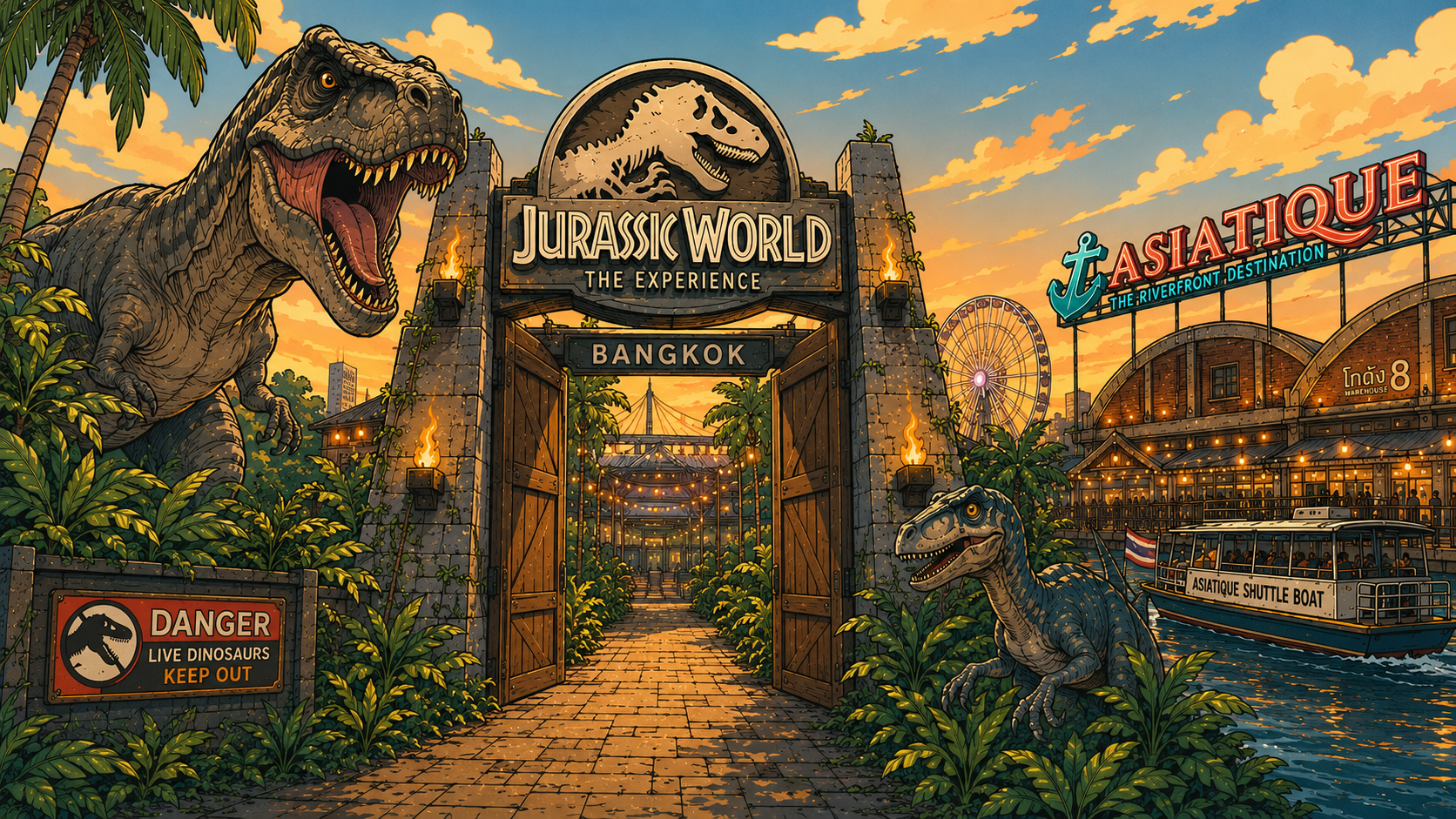 Jurassic World in Bangkok: Ein Abenteuer für die ganze Familie