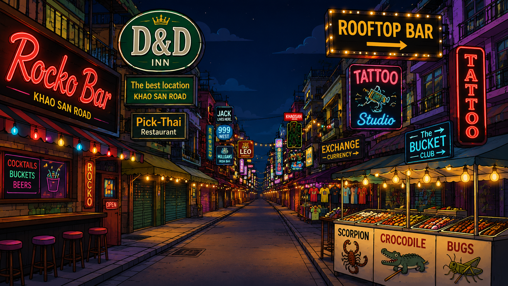 Khao San Road in Bangkok – wie aus einer Handelsstraße eine der bekanntesten Partymeilen Thailands wurde